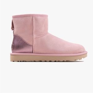 Women’s Classic Mini II Metallic Seashell Pink w/metallic accent- sz 9-NWOT💕🫶